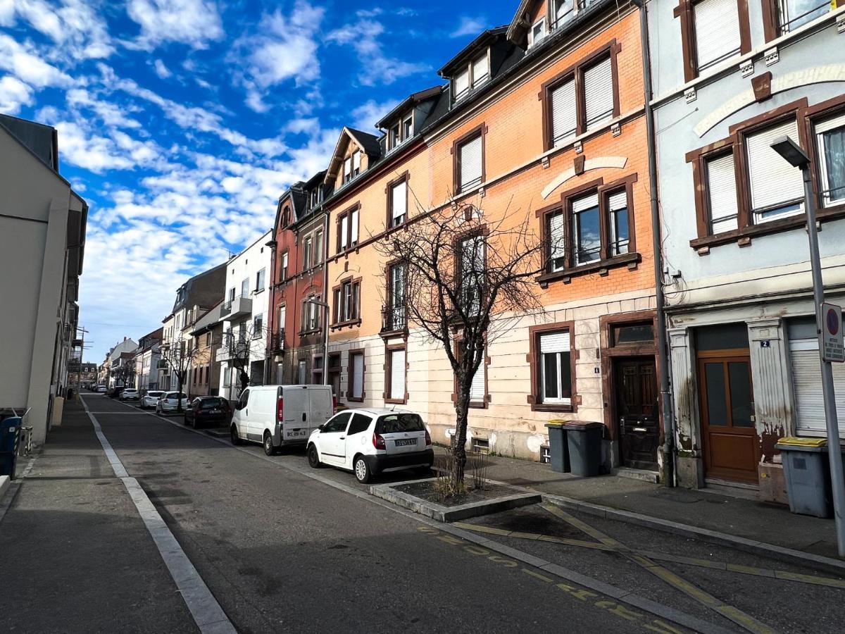 # Le 4 # Tres Beau Appartement T3 Neuf, Tout Confort, Mulhouse Centre Ville Exteriör bild