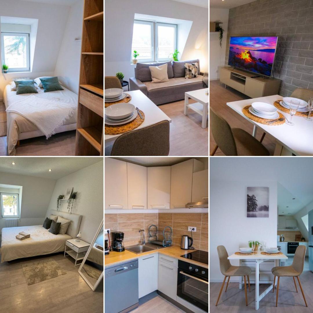 # Le 4 # Tres Beau Appartement T3 Neuf, Tout Confort, Mulhouse Centre Ville Exteriör bild